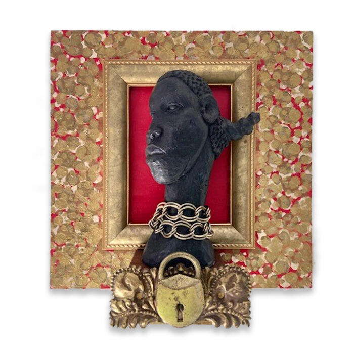 Audrey "12x12" Mixed-Media on Wood Panel $400 AVAILABLE