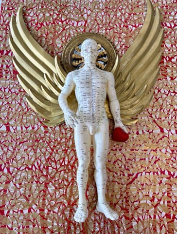 Golden Wings - 24&quot; x 30&quot; Mixed Media on Wood - $1200