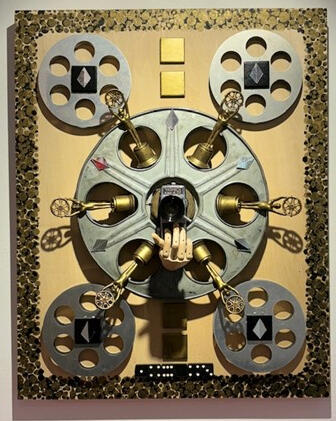 And the Winner Is - 24&quot; x 30&quot; Mixed Media on Wood - $1200