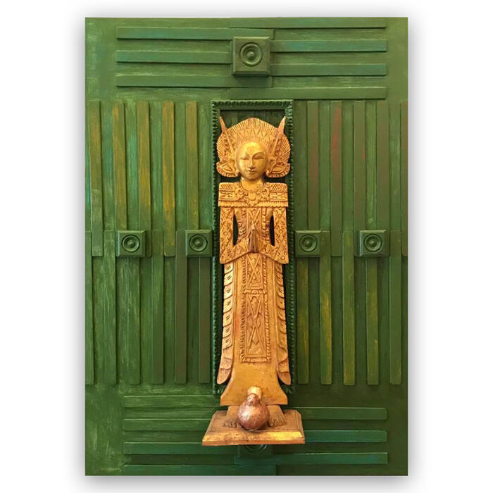 Green And Gold Goddess SOLD