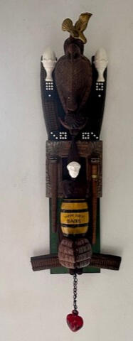 Happy Days - 6&quot; x 24&quot; Mixed Media on Wood - SOLD