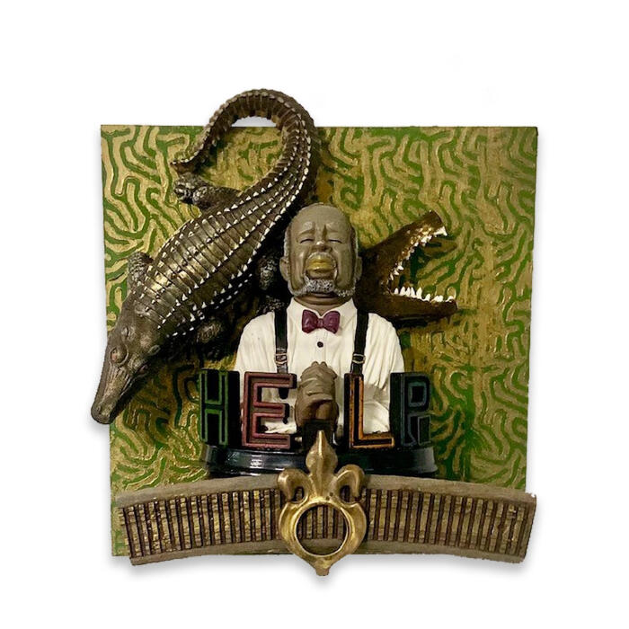 HELP! 12&quot;x12&quot; Mixed-Media on Wood Panel $400 AVAILABLE