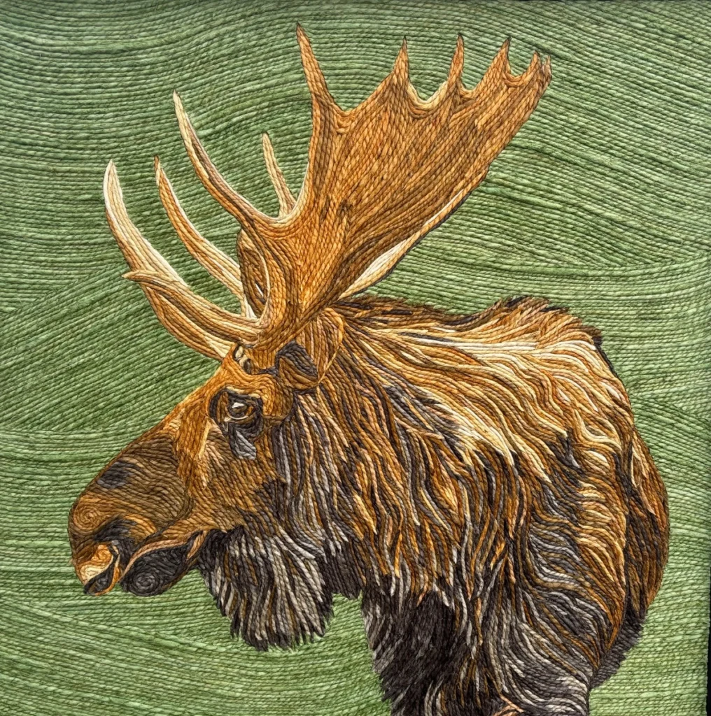 MOOSE24”x24”
Hand Dyed Hemp Rope on Canvas
$1600